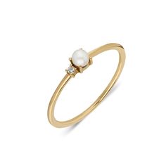 Dainty Pearl Ring , Pearl Diamond Ring , Diamond Ring , Minimalist Gold Ring , Stackable Ring , Pearl Ring , Solid Gold Ring Dainty Pearl Ring With Single Diamond For Promise, Minimalist Diamond Pearl Ring For Formal Occasions, Minimalist Yellow Gold Pearl Ring For Promise, Minimalist Pearl Promise Ring With Single Diamond, 14k Gold Pearl Ring With Single Diamond For Promise, Minimalist Diamond Pearl Ring As Gift, Minimalist Diamond Pearl Promise Ring, Minimalist Pearl Ring With Single Diamond For Promise, Minimalist Pearl Promise Ring With Diamond