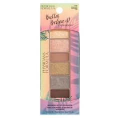 Achieve flawless looks in a single swipe  you Butter Believe It! This luxuriously creamy, blendable, and buildable eyeshadow palette from the Physicians Formula Butter Collection provides a splash of radiant color to eyes. Formulated with our signature blend of Murumuru Butter, Cupuacu Butter, and Tucuma Butter from the lush and nutrient-rich Amazon, this 6-pan multi-finish eyeshadow palette nourishes the skin while providing a gorgeous multidimensional look. Achieve instant color and style whil Physicians Formula Eyeshadow, Physicians Formula Makeup, Cupuacu Butter, Custom Eyes, Nude Eyeshadow, Physicians Formula, Liquid Eyeshadow, Color Bronze, Cream Eyeshadow