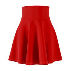 Rose Lattice Red Women's Skater Skirt - Objet D'Art Outfits For Disney, Red Skater Skirt, Retro Fashion Outfits, Mini Skater Skirt, Flared Mini Skirt, Casual Summer Wear, Clothing Casual, True Red