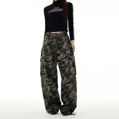 fb-feed Camouflage High Waist Pants With Side Pockets, Camouflage Long Pants For Fall, Camouflage Long Bottoms For Fall, Combat Style Bottoms With Side Pockets For Fall, Fall Combat Bottoms With Side Pockets, Combat Bottoms With Side Pockets For Fall, Full Length Combat Cargo Bottoms, Combat Style Full Length Cargo Bottoms, High Waist Combat Pants For Streetwear