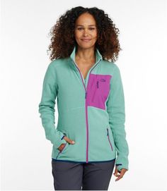 Women's Pathfinder Performance Fleece Jacket, Full-Zip | Fleece Jackets at L.L.Bean Long Sleeve Moisture-wicking Track Jacket For Hiking, Long Sleeve Moisture-wicking Fleece Jacket For Outdoors, Moisture-wicking Long Sleeve Fleece Jacket For Outdoor, Half-zip Fleece Jacket For Outdoor Activities, Long Sleeve Fleece Jacket For Outdoor Activities, Long Sleeve Green Fleece Jacket For Outdoor Activities, Green Long Sleeve Fleece Jacket For Outdoor Activities, Fleece Jacket With Zipper Closure For Outdoor Activities, Functional Fleece Jacket With Zipper For Outdoor Activities