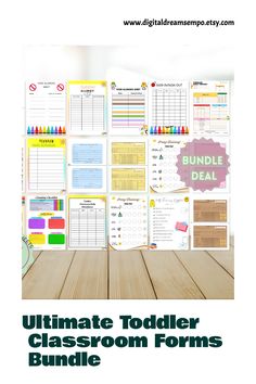 👶📚 Say goodbye to toddler chaos and hello to an organized utopia with our Ultimate Toddler Classroom Forms Bundle! 47 pages of customizable, printable templates make managing your daycare or homeschooling a breeze. Click to transform your toddler classroom! 🎉 Sign Out Sheet, Toddler Organization, Homeschool Routine, Perfectly Organized, Toddler Classroom, Printable Templates, Cleaning Checklist