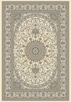 Dynamic Rugs Ancient Garden 57119 Ivory Area Rug main image Persian Prints, Wood Flooring Ideas, Ancient Garden, Teal Carpet, Islamic Design Pattern, Carpet Designs, Dynamic Rugs, Cute Background, Persian Carpets