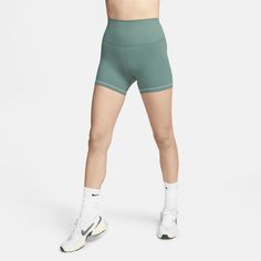 Up for a workout or down to chill, these shorts are the Ones that are ready for whatever you are. Their midweight, peachy-soft fabric stretches with your every move and dries quickly. Plus, a ribbed high waist is designed to meet your favorite cropped tops for a head-to-toe look that you can feel confident and comfortable in all day long. Sporty High-waisted Activewear Shorts With Built-in Shorts, Nike Activewear With Built-in Shorts For Workout, Nike Biker Shorts With Built-in Shorts For Gym, Nike Athletic Shorts With Built-in Shorts And 4-way Stretch, Nike Activewear With 4-way Stretch And Built-in Shorts, Nike Activewear With Built-in Shorts And 4-way Stretch, Nike Athletic Shorts With Built-in Shorts For Workout, Nike Go-dry Workout Shorts, Nike Functional Go-dry Shorts