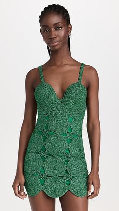 Simon Miller Beep Beep Mini Dress | Shopbop Dress With Cutouts, Semi Dresses, Green Brands, Simon Miller, Guest Dress, China Fashion, Spring 2024, Fit Inspo, Ponchos