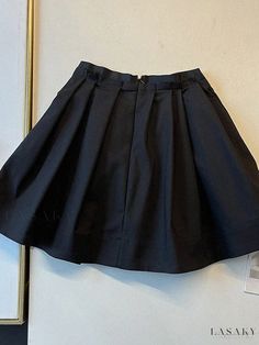 Lasaky - Standard Edition Deconstructed Pleated Hem Skirt with Folded Pleats Hem Skirt, Types Of Skirts, A Line Skirt, A Line Skirts, A Line, Skirt