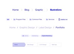 the home page for graphic design