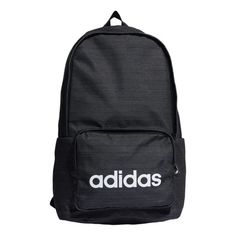 adidas Classic Attitude Backpack 'Black' IJ5639 Adidas Streetwear Bag With Logo, Functional Adidas Logo Bag For Streetwear, Adidas Logo Backpack For Streetwear, Adidas Logo Nylon Bag For Streetwear, Adidas Backpack With Logo For Streetwear, Casual Adidas Logo Bags For Outdoor Activities, Functional Everyday Adidas Logo Bag, Sporty Adidas Logo Backpack For Streetwear, Sporty Adidas Bag With Logo