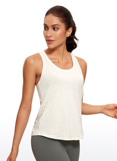 Pima Cotton collection is super soft and feels great against your skin, aiming to offer a comfortable feeling to you. These Tank tops' racerback was designed to stay put and provide more roomy. Long hem provides more coverage.  Feature & Fitting: 
 Pima Cotton collection 
 Design for yoga 
 Loose-fitting 
 Racerback and long hem 
 Fabric: 
 Super soft and skin-friendly 
 Naturally breathable 
 Lightweight and stretchy 
 92% Pima cotton,8% Elastane 
 SKU : R744S .Easy reach by searching the S Versatile Breathable Racerback Tank Top, Sleeveless Top With Light Support For Everyday, Everyday Sleeveless Top With Light Support, Sporty Tops With Light Support For Everyday, Versatile Racerback Tank Top With Light Support, Racerback Tank Top For Light Exercise, Casual Racerback Tank Top With Light Support, Everyday Racerback Activewear With Light Support, Racerback Tops For Light Exercise