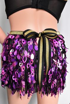 Purple Sequin Fringed SkirtMix Sequin Festival | Etsy Purple Sequined Party Skirt, Multicolor Belly Dance Skirt For Festivals, Bohemian Party Bottoms With Fringe, Bohemian Fringe Bottoms For Party, Black Party Bottoms For Festivals, Black Festival Party Bottoms, Belly Dance Skirt For Dance Festivals, Disco Style Skirt For Party Season Festival, Belly Dance Festival Skirt