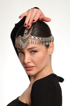 A journey through the soul of the desert. with our Afghan-Inspired Hair Jewelry--a crown that fits a free-spirit. This Boho Festival Hair Cap calls to the wild, a necessary Burning Man accessory that resonates with the pulse of the Playa. Dance under the sun and stars, your silhouette adorned with a piece that is both timeless and contemporary. A tribute to the magic of dance and to the phantasy of time-arrested charm, this headpiece is inspired by the cultural tapestry of the belly dance tradit Adjustable Hair Accessories For Festivals, Adjustable Festival Headband, Adjustable Teardrop Crown Headpiece For Festivals, Adjustable Crown Headpiece For Festivals, Adjustable Crown Headpieces For Festival, Adjustable Crown Costume Hat For Festivals, Bohemian Crown Hair Accessories For Festivals, Bohemian Crown Headband For Festivals, Bohemian Crown Hair Accessories For Parties