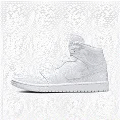 Never mess with a classic. Keep heritage on your feet with a white-on-white look that will never go out of style. Air Jordan 1 Mid Women, Air Jordan Mid, Nike Jordan 1 Mid, Jordan 1 Mid White, Jordan Mid, Jordan Model, White Jordans, Air Jordan 1 Mid Se, Jordan Logo