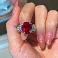 Luxury Pigeon Blood Ruby Ring,Cupid's Arrow Ring,Oval Cut Red Corundum Ring,CZ Cocktail Ring,Party Jewelry,Holiday Personal Gift by iCoolJewelry on Etsy Ring Party Jewelry, Blood Ruby, Rubin Ring, Oval Cut Ring, Cupids Arrow, Arrow Ring, Cubic Zirconia Jewelry, Red Gemstones, Theme Parties