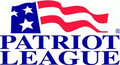 the patriot league logo with an american flag