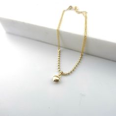 "\"14k Gold Heart Charm Bracelet | Puffy Heart Pendant Bracelet w/ Beaded Gold Ball Chain, Dainty Gift for Woman Daily Use | Gift for Her\" P R O P E R T I E S * Material: 14k Yellow Gold, 14k Rose Gold, 14k White Gold * Charm Dimensions: 0,28\" x 0,24\" // 7mm x 6mm * Ball Diameter: 0,08\" // 2mm (±10%) * Cable Chain Width: 0,04\" // 1mm (±10%) * Weight: 0,063oz // 1,78gr (±10%) * Size: 6\" - 8\" // 15,2cm - 20,3cm (Please contact me for different sizes) ∙ P R O D U C T I O N ∙ ‣ All of our pro Gold Ball Chain Bracelet Gift, Dainty Ball Chain Bracelet For Gift, Dainty Heart Charm Bracelet With Round Beads, 14k Gold Beaded Chain Bracelet Gift, Gold Jewelry With Heart Charm And Round Beads, Gold Heart Bracelet With Round Beads In Dainty Style, Dainty Gold Bracelet With Beaded Chain For Gift, Dainty Jewelry With Heart Charm And Round Beads, Dainty Gold Bracelet With Beaded Chain As Gift