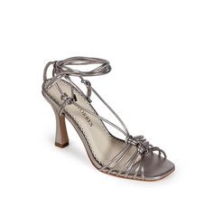 in stock Strappy Dress, Silver Sandals, Strappy Dresses, Loafer Mules, Dress Sandals, Toe Designs, Metallic Leather, Loafer Flats, Leather Straps