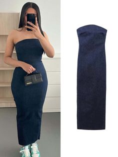 Off Shoulder Denim Dress Woman Blue Corset Long Dress Women Midi Bodycon Dresses For Women 2023 Elegant Party DressNote:This is Asian size which is smaller than the European/Russian size.Please choose strictly according to the size chart.1-2cm manual measurement tolerance is inevitableThe pictures are of the physical product. However, the actual color maybe different from which on the monitor[23y 8m 11d]