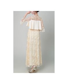 Get 10% off now! Buy elegant flare lace sleeved maxi party dress for weddings at cheap price online. Free stable shipping and pro custom service since 2009. Elegant Lace Patchwork Dress For Prom Season, Elegant Lace Patchwork Dress For Prom, Elegant Gown With Lace Sleeves For Banquet, Party Floor-length Maxi Dress With Scalloped Lace, Scalloped Lace Maxi Dress For Party, Lace Dress For Banquet During Prom Season, Elegant Beige Lace Maxi Dress, Beige Lace Patchwork Dress For Evening, Beige Lace Patchwork Evening Dress