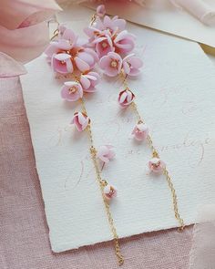 Long Wedding Flower Earrings Peach Pale Pink Crystal Flower | Etsy Poland Delicate Handmade Flower Earrings, Handmade Pink Crystal Earrings For Wedding, Handmade Petal Flower Earrings For Wedding, Delicate Petal-shaped Flower Earrings For Wedding, Pink Dangle Flower Earrings For Wedding, Delicate Blossom Earrings For Wedding, Delicate Pink Flower Earrings For Wedding, Delicate Rose Gold Flower Bridal Earrings, Feminine Blossom-colored Wedding Jewelry