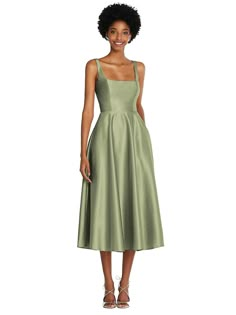 Bridesmaid dresses and formal gowns; plus perfectly color-matched accessories including men's ties. View the collection, locate a retailer. Beautiful Bridesmaid Dresses Classy, Sage Midi Bridesmaid Dresses, Satin Tea Length Bridesmaid Dress, Satin Sage Green Bridesmaid Dresses, Green Classy Dress, Minimalist Bridesmaid Dress, Green Formal Outfit, Sage Green Dress Formal, Green Graduation Dress