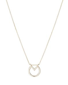 OPEN DIAMOND CIRCLE NECKLACE – JENNIE KWON DESIGNS