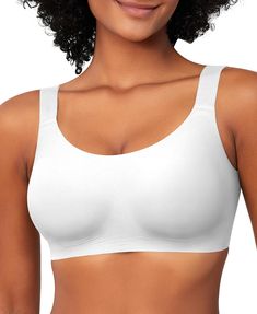 PRICES MAY VARY. 【High Quality Material】Women's bras are made from 55%Nylon 45%Spandex, soft and stretchy, lightweight and feels non-restrictive yet supportive. Removable chest pads are made of breathable material for a cool and comfortable texture. 【Push Up Wirless Design】Bras for women no underwire features adjustable wide straps and a clasp closure with 4 rows of hooks and eyes in the back, ensuring a secure fit for all movements while making this bra comfortable and easy to unhook. The highl Supportive Full Coverage White Bra, Best Bras For Large Bust, White Underwire Bra With Moderate Coverage, Cheap Comfortable Intimates With Built-in Bra, Cheap T-back Intimates With Built-in Bra, Cheap Intimates With Built-in Bra For Relaxation, Coverage Bras, Comfortable Bras, Full Coverage Bra