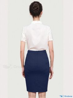 Orcajump - Formal Shirt and Dress Suit Ensemble Formal Short Sleeve Tops With Pockets, Cotton Short Sleeve Office Blouse, Formal Short Sleeve Shirt With Pockets, Elegant Semi-formal Shirt With Pockets, Fitted Short Sleeve Blouse For Formal Occasions, Cotton Short Sleeve Blouse For Office Wear, Cotton Short Sleeve Office Dress, Short Sleeve Cotton Office Dress, Short Sleeve Cotton Dresses For Office