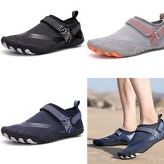 These Rubber Soul Anti-Slip Unisex Water Shoes Are Great For All Water Activities. They Are Non-Skid And Are Also Great For Rock Climbing And Moderate Hiking. Wear Them On Your Camping Trip, To The Lake Or Just For A Shower. Sizes 6,7, 8, 9, 10,11 And Black, Navy And Grey Color As Pictured. Message Me Prior To Purchase For Availability. These Are High Quality, Not The Average Ones You Get For 10-30 Bucks. If You Love The Water You Need These For You Vacation And Water Activities All Year Round. Breathable Black Slip-ons For Sports, Black Breathable Slip-ons For Sports, Black Non-slip Slip-on Sneakers, Black Breathable Synthetic Slip-ons, Non-slip Sports Slip-ons With Round Toe, Sporty Non-slip Slip-ons For Sports, Sporty Non-slip Slip-ons, Black Low-top Slip-ons For Outdoor, Non-slip Closed Toe Slip-ons For Outdoor