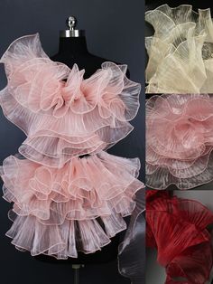 Sheer Pleated Ruffle 15cm Wide 3D Folds Ruffle Organza - Etsy Fitted Summer Tulle Fabric With Ruffles, Fitted Tulle Fabric With Ruffles For Summer, Summer Party Tulle Fabric With Ruffles, Spring Wedding Tulle Fabric With Ruffles, Summer Organza Tulle Fabric With Ruffles, Summer Tulle Fabric With Ruffles, Pink Ruffled Tulle Fabric For Party, Elegant Spring Tulle Fabric With Ruffles, Elegant Ruffled Tulle Fabric For Spring