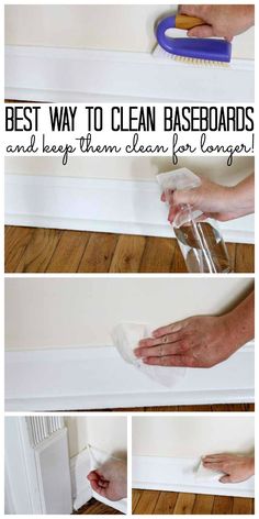 the best way to clean baseboards and keep them clean for longer