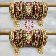 Heavy royal bridal chura with rich kundan work on acrylic plastic base Heavy Bridal Sets For Diwali Puja, Heavy Bridal Sets For Puja During Diwali, Red Meenakari Kundan Bangle, Heavy Red Bangle For Diwali, Traditional Red Bangle With Gota Work, Festive Red Kundan Bangle, Red Kundan Bangle With Zari Work, Red Bollywood Bangle With Cutdana, Red Zari Work Bangle For Diwali