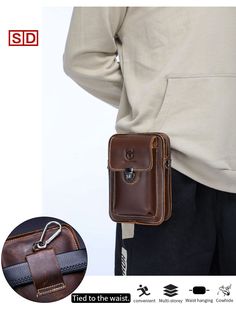 SPECIFICATIONSStyle: CasualStrap Drop: 78cmShape: PillowPattern Type: SolidOrigin: CN(Origin)Model Number: YB075Material Composition: CowhideMain Material: Genuine LeatherItem Type: Waist PacksItem Length: 14cmGender: MENBrand Name: BULLCAPTAIN Brown Chest Bag With Zipper Pocket For Daily Use, Brown Business Chest Bag With Zipper Pocket, Travel Brown Chest Bag With Mobile Phone Pocket, Travel Brown Chest Bag With Cell Phone Pocket, Brown Business Chest Pouch Bag, Casual Brown Shoulder Bag With Cell Phone Pocket, Brown Business Chest Bag, Brown Portable Chest Bag For Everyday Use, Brown Shoulder Chest Bag With Cell Phone Pocket