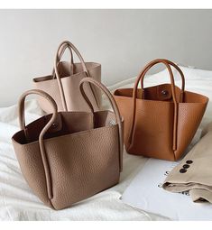 2022 Fall New Style.  Soft leather bucket bag with matching inner pouch. Material:  High Quality PU Leather Size:  22cm long x 18cm tall  (10in x 9in) Designer Style ID:  8416 Bucket Leather Bag with Shoulder Strap and Inner Pouch, Women's Everyday Handbag Brown Leather Bucket Box Bag, Brown Bucket Bag With Removable Pouch For Shopping, Brown Bucket Box Bag For Shopping, Office Bucket Box Bag With Handles, Leather Bucket Box Bag With Handles, Brown Rectangular Bucket Bag For Shopping, Rectangular Brown Bucket Bag For Shopping, Trendy Brown Bucket Bag For Shopping, Brown Bucket Bag For Office