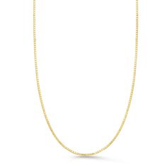 Enjoy styling versatility with this 14K gold box chain adjustable necklace. The segmented design adds visual appeal, and it is highly polished for added shine. Worn solo, this mid-gauge necklace offers subtle flair, and the size is great for creating multi-chain looks. This box chain necklace is also durable enough to hold pendants and charms, letting you create a variety of two-piece looks. You can extend this 14K gold adjustable box chain up to 22 inches or shorten the length to complement different necklines, and the lobster lock ensures secure closure. The chain is offered in all yellow gold. This 14K gold necklace is lightweight, preventing excess weight around your neck. The ability to choose the exact length you need to showcase your pendants makes this chain a perfect addition to y Royal Chain, Box Chain Necklace, Engagement Ring Guide, Dainty Chain, Gold Jewelry Necklace, 14k Gold Necklace, Link Chain Necklace, Necklace Box, Adjustable Necklace