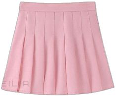 Trendy Long Fitted Pleated Skirt, Trendy Fitted Long Pleated Skirt, Trendy Solid Color Lined Skirt, Trendy Solid Color Midi Skirt, Stretch Solid Pleated Skirt For School, Pink Flared Skirt Solid Color, Solid Color Lined Mini Skirt For School, Casual Fitted Plain Skirt, Fitted Skirt For School