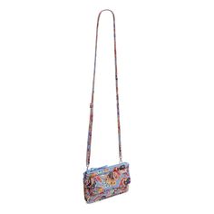 RFID Wallet Crossbody In Provence Paisley Ever have one of those days when you aren't sure if you need a wallet or a compact crossbody? The RFID Wallet Crossbody effortlessly changes back and forth between the options. Exterior features a front phone pocket and a back slip pocket Interior features one slip pocket, six card slip pockets and a zip pocket Zip closure. Dimensions: 7.0" w x 4.75" h x 1.25" d with 56.0" removable, adjustable strap Casual Multicolor Coin Purse For Daily Use, Multicolor Wallets With Cell Phone Pocket For Everyday Use, Multicolor Wallet With Mobile Phone Bag For Daily Use, Multicolor Wallets With Removable Pouch For Daily Use, Multicolor Everyday Wallet With Mobile Phone Bag, Multicolor Card Slots Clutch For Everyday Use, Multicolor Clutch With Cell Phone Pocket For Everyday Use, Multicolor Pouch Phone Bag For Everyday Use, Multicolor Clutch With Card Slots