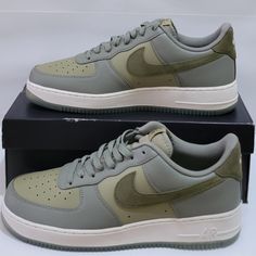 Brand New Nike Air Force 1 '07 Lv8 Low Dark Stucco Medium Olive Sneakers Style: Fj4170-002 Year Release 2023 Mens Size 11 Comfortable, Durable And Timelessit’s Number 1 For A Reason. The Nike Air Force 1 '07 Lv8 "Dark Stucco/Medium Olive/Neutral Olive" Men's Shoe's Classic ‘80s Construction Pairs With Neutral Colors And Layered Textures For A Utilitarian Look. Benefits From Tough Stitching To Pristine Materials To The Cupsole Design, It Delivers Durable Style That’s Smoother Than Backboard Glass Nike Air Force 1 Green With Gum Sole, Green Nike Air Force 1 Low-top, Green Nike Air Force 1 Lace-up Sneakers, Green Nike Air Force 1 Lace-up With Branded Insole, Green Low-top Nike Air Force 1 For Streetwear, Green Nike Air Force 1 With Air Max Cushioning, Green Nike Air Force 1 Low-top With Gum Sole, Green Low-top Nike Air Force 1 With Gum Sole, Casual Green Nike Air Force 1 With Gum Sole