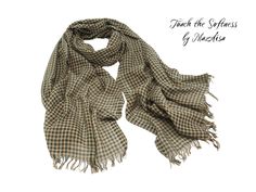 Touch the softness, Natural and very soft warm long premium checkered unisex cotton scarf for autumn winter, Breathable cotton head scarf by MAZDISA on Etsy Cotton Head Scarf, Cotton Texture, Summer Scarves, Cotton Scarf, Neck Wrap, Head And Neck, Head Scarf, Cute Fashion, Cotton Weaving