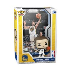 the golden state warriors stephen curry pop - up figure is in its box and it's ready to be shipped