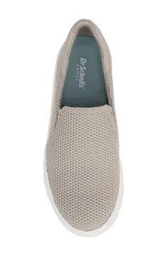 A sporty sole packed with lightweight cushioning and arch support keeps things comfy in this laid-back slip-on partially made with recycled materials. Lightweight: puts cushioning and performance underfoot with an emphasis on streamlined comfort 1 1/2" platform Antimicrobial fabric engineered to inhibit the growth of odor-causing germs Removable, cushioned insole with arch support Synthetic or recycled-polyester textile upper/textile lining/synthetic sole Imported Emphasis, Arch Support, Recycled Materials, Slip On Sneaker, Womens Sneakers, Arch, Slip On, Nordstrom, Sneakers