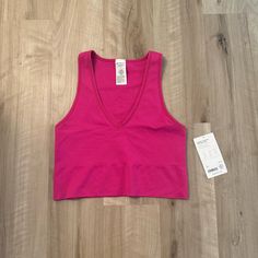 $44 Athleta Aurora Seamless Crop Rib Tank Size Large Accepting Reasonable Offers Spring V-neck Activewear For Yoga, Training Tops With Built-in Bra In Seamless Fabric, Stretch V-neck Crop Top For Workout, Sleeveless Seamless Athleisure Crop Top, Sporty Sleeveless Seamless Crop Top, Sporty Sleeveless Crop Top With Seamless Design, Sporty V-neck Crop Top For Sports, Seamless Stretch V-neck Activewear, Spring Gym V-neck Activewear