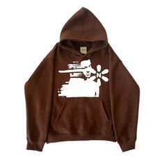 Elevate your streetwear with our Y2K Shadow Printed Oversized Hoodie. Crafted from comfortable cotton, featuring a hooded collar and unique print. SPECIFICATIONS Material: Cotton Pattern Type: Print Collar: Hooded Dark Brown Hoodie, Brown Korean, Top Korean, Brown Hoodie, Pant Trends, Brown Shirt, Women Y2k, Hoodie Women, Womens Cami