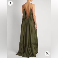 Reposhing This Item I Purchased From @Kbarekat91. Loved It, But Ready To Rotate For Something New. Questions? Leave A Comment Below! Silk Maxi, Silk Maxi Dress, 가을 패션, Bohemian Dress, Linen Dresses, Backless Dress Formal, Luxury Designer, Maxi Dresses, Designer Brands