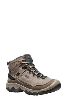 the men's waterproof hiking boot is shown