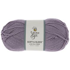 the yarn bee soft & sleek yarn in lavender