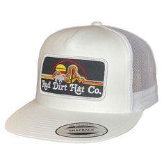 PRICES MAY VARY. Snapback OSFA (One Size Fits All) White/White “Neon Buffalo” Patch Mesh Back Men’s Hat “Red Dirt Hat Company is an Arp, Texas based lifestyle brand worn by everyone from the back porch poets to the musicians, oil field workers, rodeo cowboys, first responders, ranchers and outdoorsmen across the country. We’ve got simple designs that make a statement as well as our very own elaborate designs. Trying to encompass everything that Red Dirt stands for is our main focus.” Summer Snapback Hat With Logo Patch And Flat Brim, Flat Brim Snapback Hat With Logo Patch For Summer, Retro White Hat With Logo Patch, White Retro Hat With Logo Patch, Retro Hats With Logo Patch And Curved Bill, Retro Curved Bill Hat With Logo Patch, Retro Hat With Flat Bill And Logo Patch, Retro Flat Bill Hat With Logo Patch, Retro Flat Brim Hat With Logo Patch