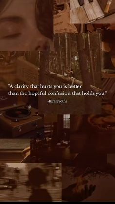 "A clarity that hurts you is better than the hopeful confusion that holds you." https://pin.it/3JKIQ8vXK Words That Describe Feelings, Soothing Quotes, Look Up Quotes, Quotes Poetry, Dear Self Quotes, Really Deep Quotes, More Quotes, Feel Good Quotes, Really Good Quotes