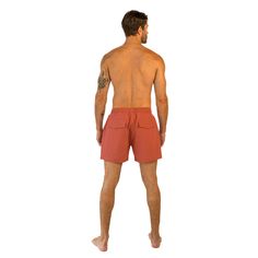 Get ready to embrace the tropical vibes with East x East Papaya swim shorts. These swim trunks feature a stunning rustic orange color inspired by the juicy and vibrant papaya fruit. Perfect for lounging on the beach or taking a dip in the ocean, these swim shorts are made with premium sustainable materials for both style and eco-friendliness. The elasticated waistband and drawstring adjustment ensure a comfortable and secure fit for all-day wear. With their unique and eye-catching design, our Pa Orange Beachy Swim Bottoms, Orange Short Swimwear For Vacation, Orange Short Swimwear For Beach, Orange Summer Swimwear For Surfing, Orange Bottoms For Summer Beach Party, Summer Orange Surfing Swimwear, Casual Orange Swimwear For Surfing, Orange Summer Swim Trunks For Vacation, Orange Swim Trunks For Beach Season