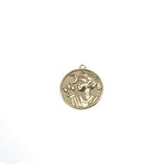 Show your strength with this sold gold Artemis Coin. Goes great on a bracelet or a dainty chain. 14k Yellow Gold, 14k White Gold, or 14k Rose Gold Measurements: 16.9mm Round Nickel-free 14k Gold Round Pendant Jewelry, Nickel-free 14k Gold Round Pendant, 14k Gold Nickel-free Round Pendant, Nickel-free 14k White Gold Jewelry, Tarnish Resistant 14k Rose Gold Jewelry, Tarnish Resistant Rose Gold Medallion Jewelry, Tarnish-resistant Rose Gold Medallion Jewelry, Spiritual 14k Gold Coin Jewelry, Celestial 14k Gold Round Pendant Jewelry