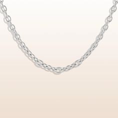 Give her a symbol of your everlasting connection. Made from high-quality silver, this Infinity Link Cable Chain carries the energy of the metal's metaphysical properties, including its ability to enhance intuition and promote emotional balance. It pairs perfectly with your favorite charms to create a personalized piece of jewelry that tells a timeless story. Rhodium Plated Silver. 13.60 mm Chain Necklace. Length: Adjustable from 15" to 18". Culture: Handmade in Bangkok, Thailand. Infinity Necklace Silver, Valentines Gift Card, Cleansing Stones, Red String Bracelet, Infinity Necklace, Emotional Balance, String Bracelet, Evil Eye Charm, Jade Stone